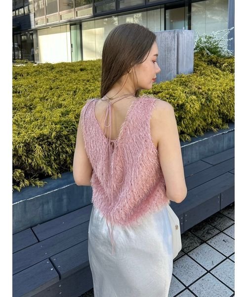 フリンジジャカードトップス(506047898)｜阪急百貨店公式通販サイト 