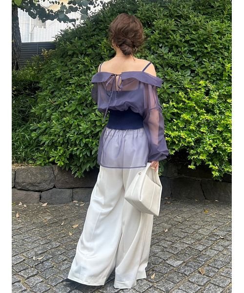 フロントタックフレアパンツ B1671664609(12870円)