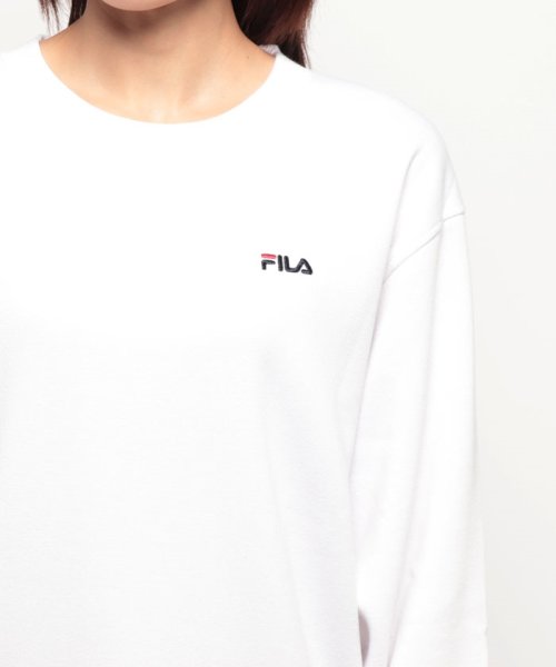 FILA(フィラ)/裏起毛ワンポイント トレーナー/img03