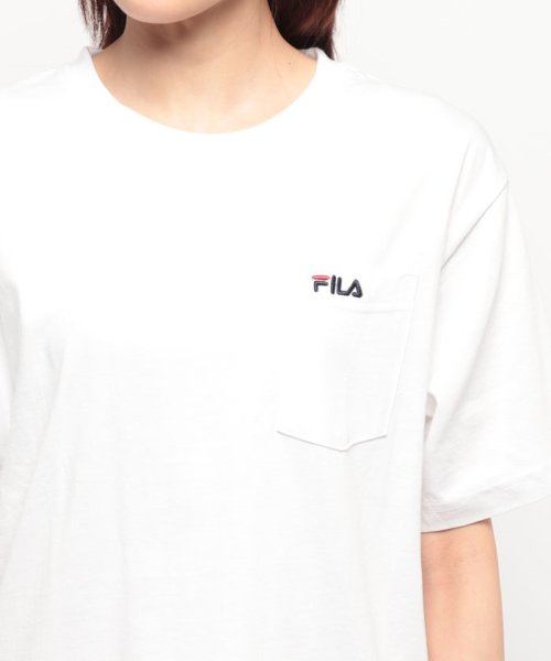 FILA(フィラ)/ポケット付きワンポイントTシャツ/img03