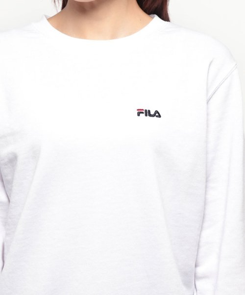 FILA(フィラ)/裏毛ワンポイントトレーナー/img03