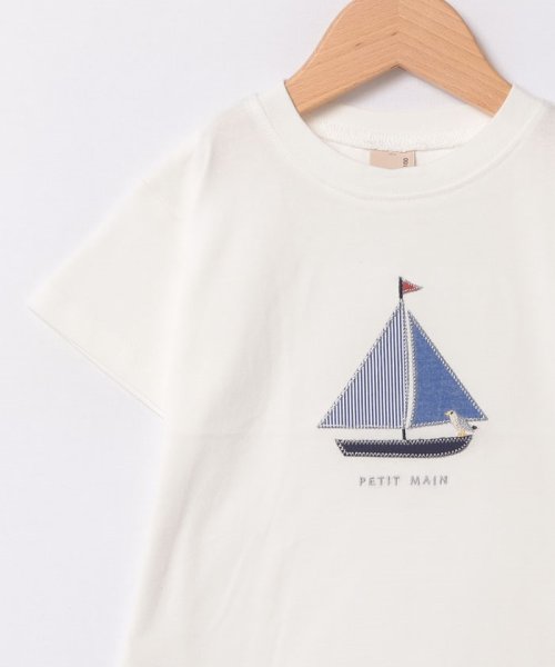 petit main(プティマイン)/【接触冷感】サーフパッチワークTシャツ/img02