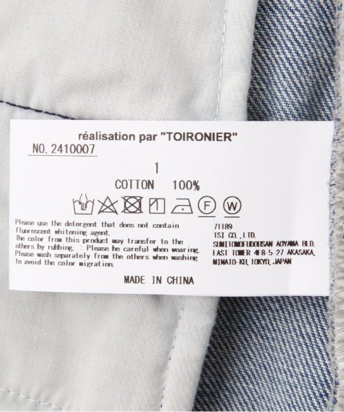 GARDEN(ガーデン)/Toironier/トワロニエ/2tuck wide denim pants/img23