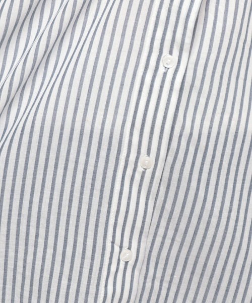 OLIVE des OLIVE(オリーブデオリーブ)/【nao】ストライプシャツ　トップス　シャツ　オフィス　インド綿　コットン100％　春/img15