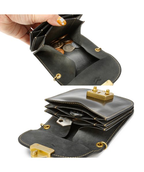 SLOW スロウ 財布 ミニ財布 小さい財布 ミニウォレット ネックウォレット メンズ レディース コードバン 本革 Cordovan SO877P Cordovan