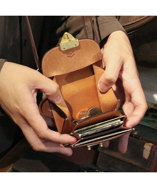 SLOW スロウ 財布 ミニ財布 小さい財布 ミニウォレット ネックウォレット メンズ レディース コードバン 本革 Cordovan SO877P Cordovan