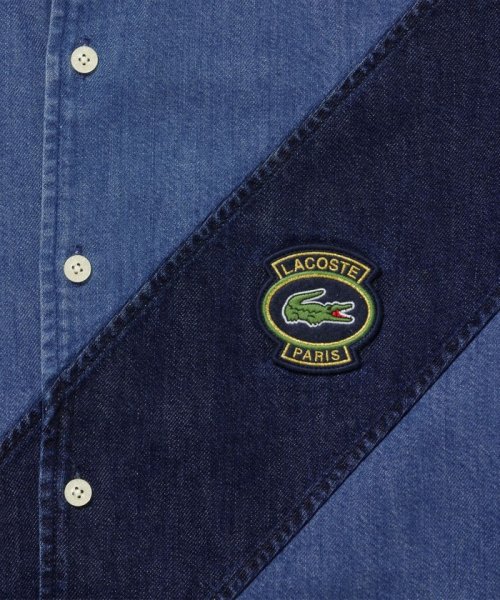 LACOSTE Mens(ラコステ　メンズ)/バイアスカットデニムシャツ/img10