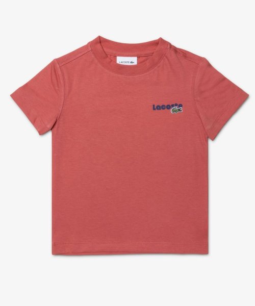 LACOSTE KIDS(ラコステ　キッズ)/ポップフォントロゴネームバックプリントTシャツ/img01