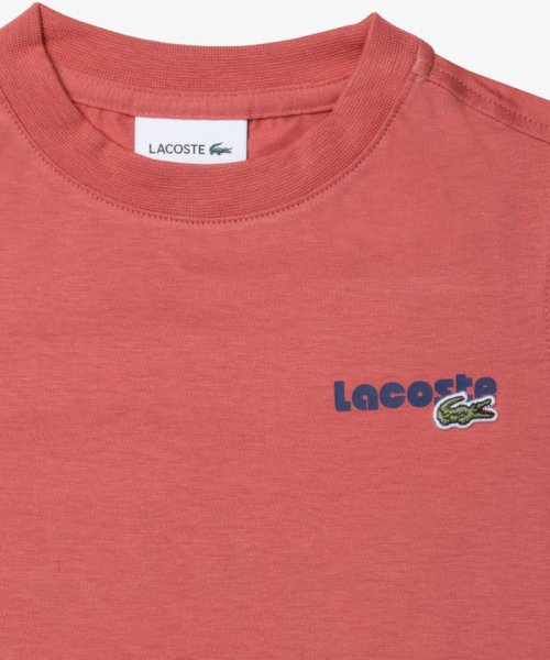 LACOSTE KIDS(ラコステ　キッズ)/ポップフォントロゴネームバックプリントTシャツ/img02