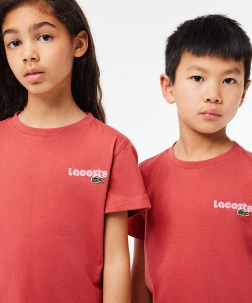 LACOSTE KIDS(ラコステ　キッズ)/ポップフォントロゴネームバックプリントTシャツ/img04