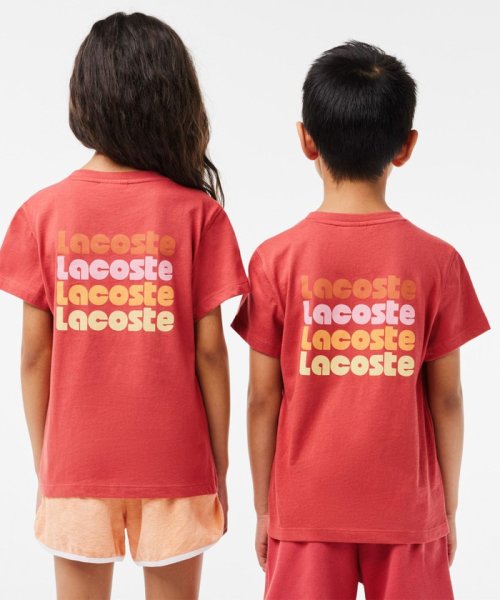 LACOSTE KIDS(ラコステ　キッズ)/ポップフォントロゴネームバックプリントTシャツ/img05