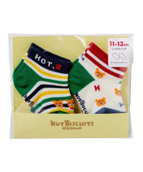 MIKI HOUSE HOT BISCUITS(ミキハウスホットビスケッツ)/ワンポイント半袖Tシャツ＆ローカットソックスセット【BOX付き】/img12