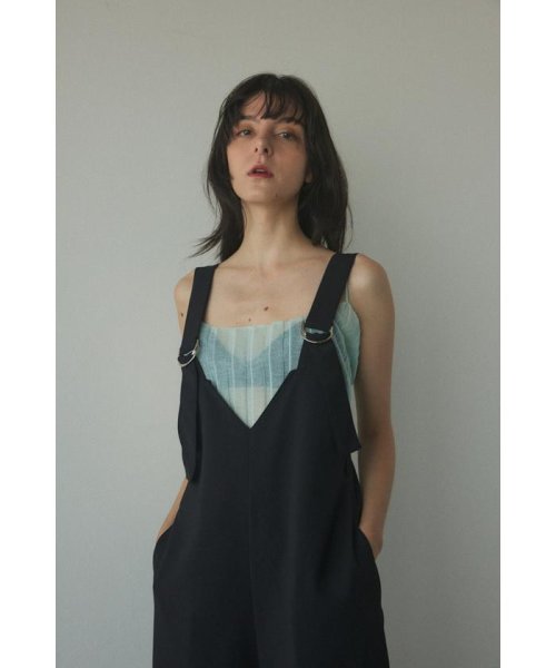 BLACK BY MOUSSY(ブラックバイマウジー)/v neck all in one/img10