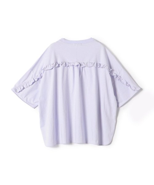 SHIPS WOMEN(シップス　ウィメン)/〈洗濯機可能〉バック フリル ショート スリーブ Tシャツ/img09