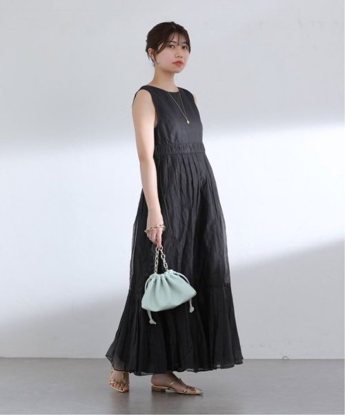 La Totalite(ラ　トータリテ)/【MARILYN MOON/マリリンムーン】sheer starched cotton dress/img01