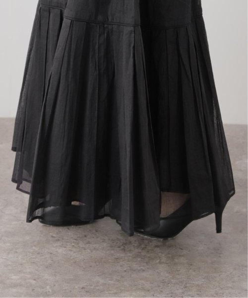 La Totalite(ラ　トータリテ)/【MARILYN MOON/マリリンムーン】sheer starched cotton skirt/img11