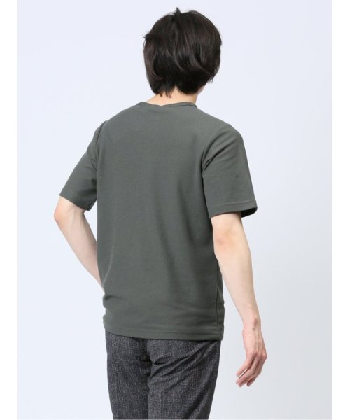 TAKA-Q(タカキュー)/ラッセル ヘンリーネック半袖Tシャツ/img12