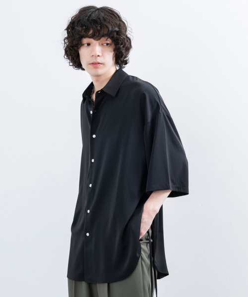 JUNRed(ジュンレッド)/【 UNISEX 】スリットコードハーフスリーブシャツ/img03