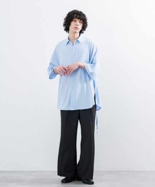 JUNRed(ジュンレッド)/【 UNISEX 】スリットコードハーフスリーブシャツ/img13