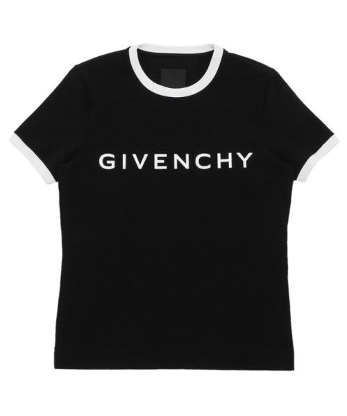 GIVENCHY(ジバンシィ)/ジバンシィ Tシャツ カットソー スリムフィットTシャツ アーキタイプ ロゴ ブラック ホワイト レディース GIVENCHY BW70BF3YAC 004/img05