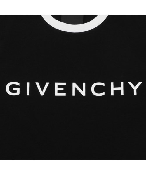 GIVENCHY(ジバンシィ)/ジバンシィ Tシャツ カットソー スリムフィットTシャツ アーキタイプ ロゴ ブラック ホワイト レディース GIVENCHY BW70BF3YAC 004/img06