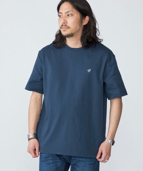 SHIPS MEN(シップス　メン)/*SHIPS:〈接触冷感・吸水速乾等〉STORATECH(TM）ワンポイントロゴ スムース Tシャツ/img19