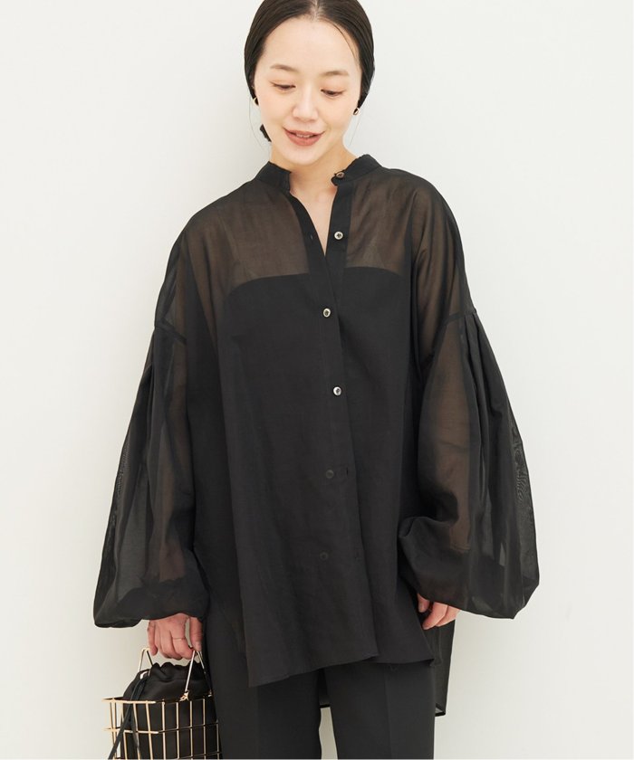 プラージュ mesh gather ブラウス プラージュ mesh gather ブラウス