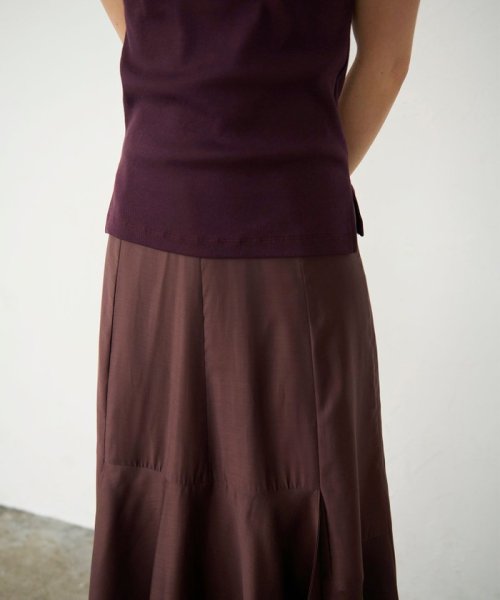 イレギュラーヘムスカート 