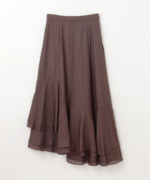 イレギュラーヘムスカート 