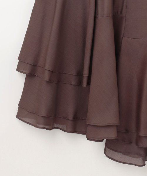 イレギュラーヘムスカート 