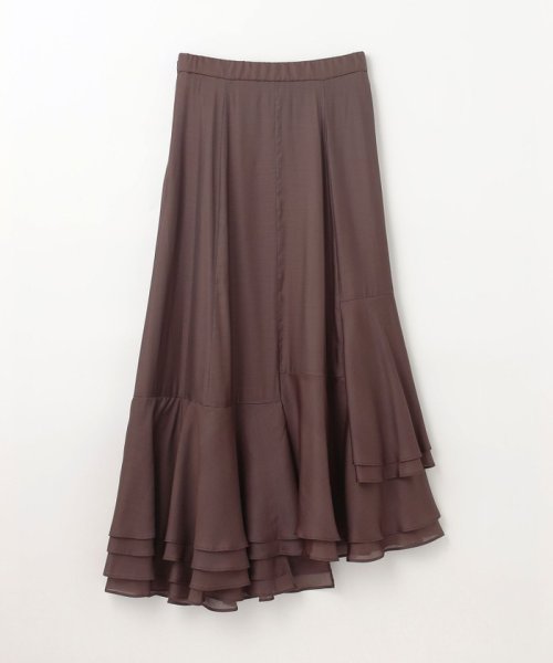 イレギュラーヘムスカート 