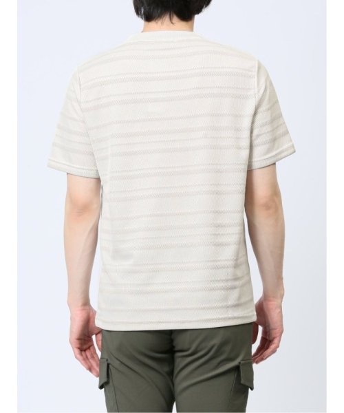 TAKA-Q(タカキュー)/メッシュ 裏ボーダー クルーネック半袖Tシャツ メンズ Tシャツ カットソー カジュアル インナー トップス ギフト プレゼント/img16
