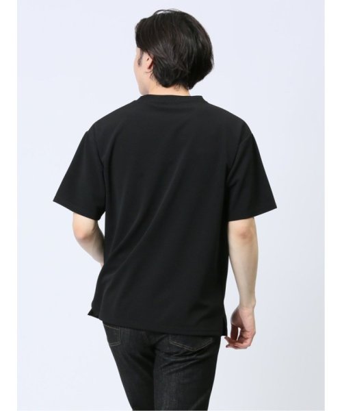 TAKA-Q(タカキュー)/ふくれストライプ クルーネック半袖Tシャツ/img22