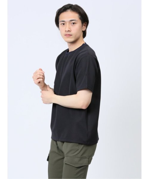 TAKA-Q(タカキュー)/リップルマイクロボーダー クルーネック半袖Tシャツ メンズ Tシャツ カットソー カジュアル インナー トップス ギフト プレゼント/img24