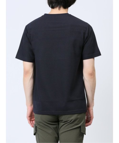 TAKA-Q(タカキュー)/リンクスパネルボーダー Vネック半袖Tシャツ メンズ Tシャツ カットソー カジュアル インナー トップス ギフト プレゼント/img06