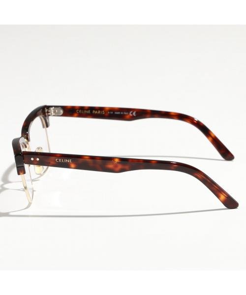 CELINE メガネ CL50026U ブロー型 ハーフリム サーモント CELINE メガネ CL50026U ブロー型 ハーフリム