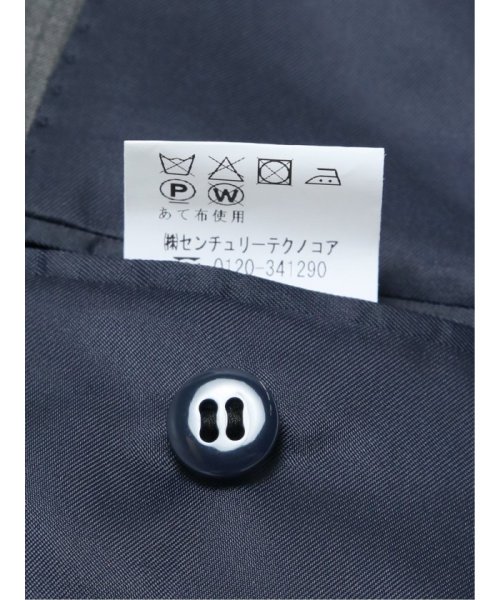 TAKA-Q(タカキュー)/マルゾット/Marzotto ウール混 レギュラーフィット 2ボタン2ピーススーツ グレー メンズ セットアップ ジャケット ビジネス カジュアル 通勤 仕事/img14