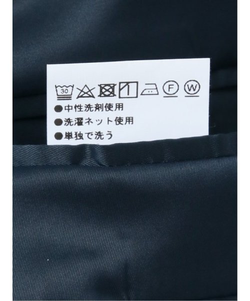 TAKA-Q(タカキュー)/ストレッチウォッシャブル レギュラーフィット ノータックパンツ マイクロ紺/img13
