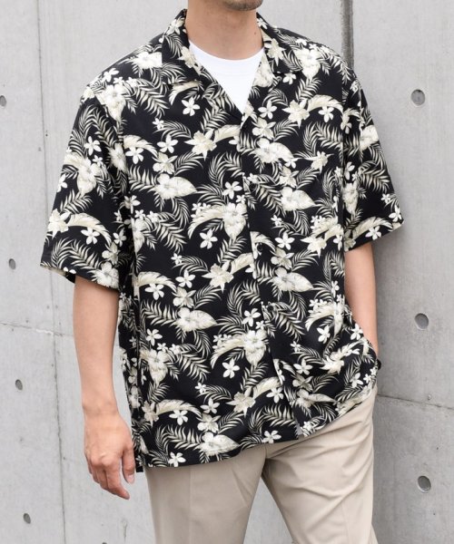 SHIPS any MEN(シップス　エニィ　メン)/【SHIPS any別注】HOOKANO: 〈手洗い可能〉レーヨン リラックス アロハ シャツ 24SS◇/img03