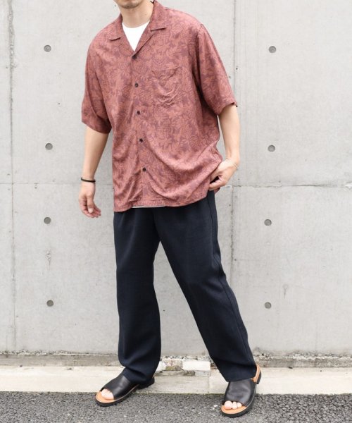 SHIPS any MEN(シップス　エニィ　メン)/【SHIPS any別注】HOOKANO: 〈手洗い可能〉レーヨン リラックス アロハ シャツ 24SS◇/img05