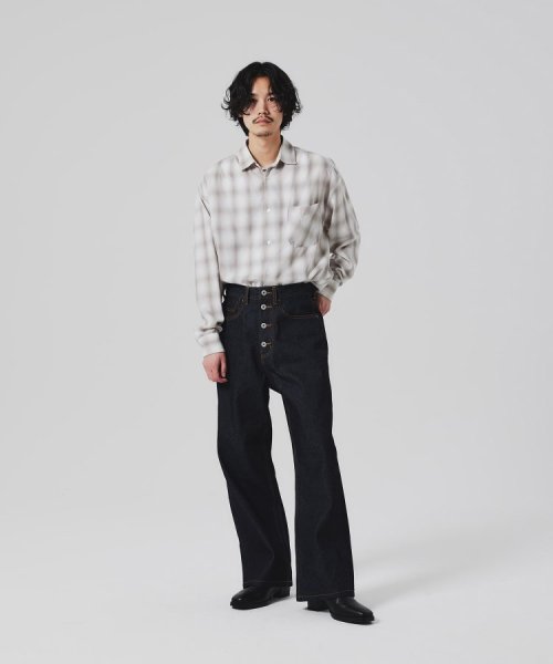 tk.TAKEO KIKUCHI(ティーケー　タケオキクチ)/K’Project by あゆた Classic Star Wide Denim Pants/img18