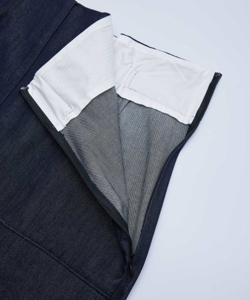 ROPE'(ロペ)/シルクコットン ポケット付きデニムタイトスカート【メディア掲載】/img12