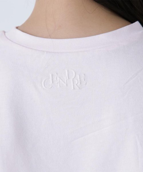 NATURAL BEAUTY BASIC(ナチュラルビューティーベーシック)/バックエンボスクロップドTシャツ/img26