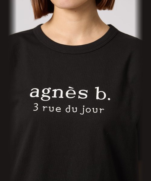 agnes b. FEMME(アニエスベー　ファム)/【ユニセックス】SEQ9 “3 rue du jour”ロゴTシャツ/img07