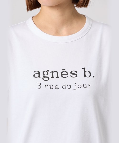 agnes b. FEMME(アニエスベー　ファム)/【ユニセックス】WEB限定 SEQ9 “3 rue du jour”ロゴTシャツ/img07