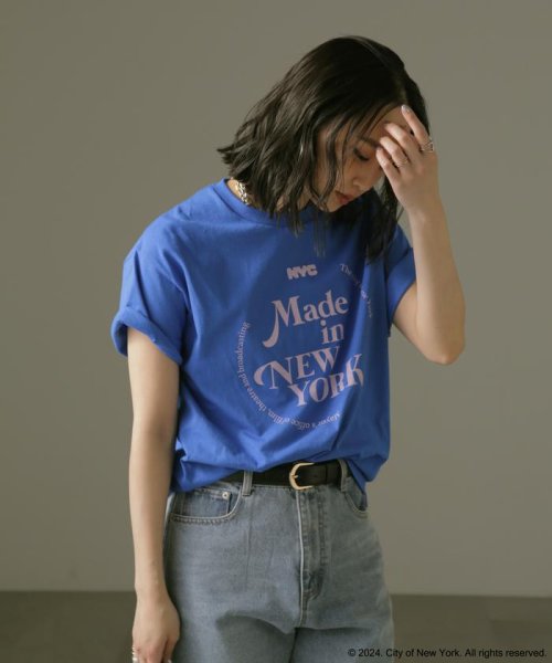 FREE'S MART(フリーズマート)/NYC サークルロゴTシャツ/img15