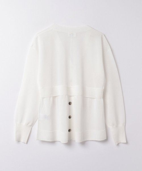 Vネックニットカーディガン 