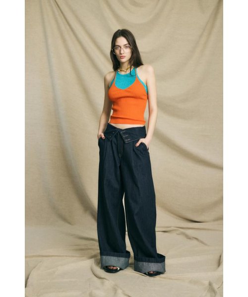 CORSET DESIGN BAGGY(506061868) | マウジー(moussy) - MAGASEEK