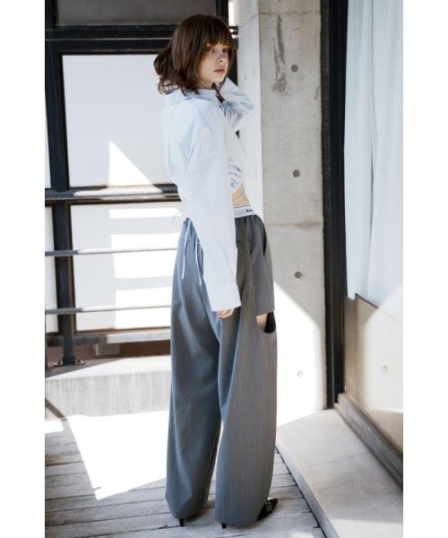 SLY(スライ)/SIDE HOLE RELAX TROUSERS/img27