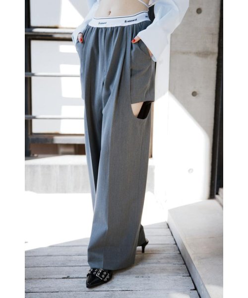 SLY(スライ)/SIDE HOLE RELAX TROUSERS/img30